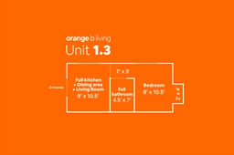 1.3• Generator • 1st Floor • Parking • 1BR • 230sf