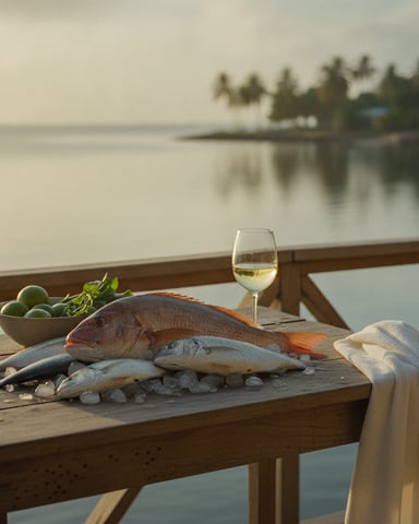 Fresh Fish, Waterfront Views