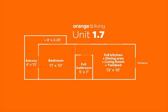 1.7 • Balcony • Generator • Parking • 2nd Floor