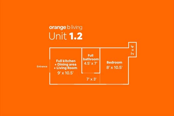 1.2• Generator • 1st Floor • Parking • 1BR • 230sf