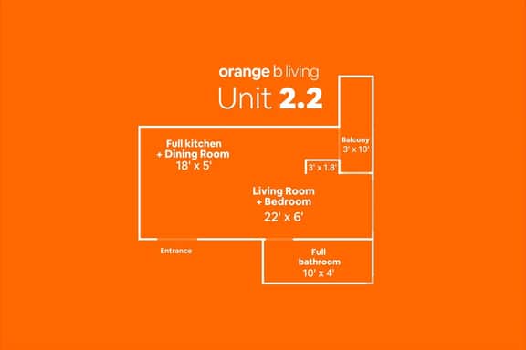 2.2 Balcony • Loft • Near City Plaza • 2nd Floor
