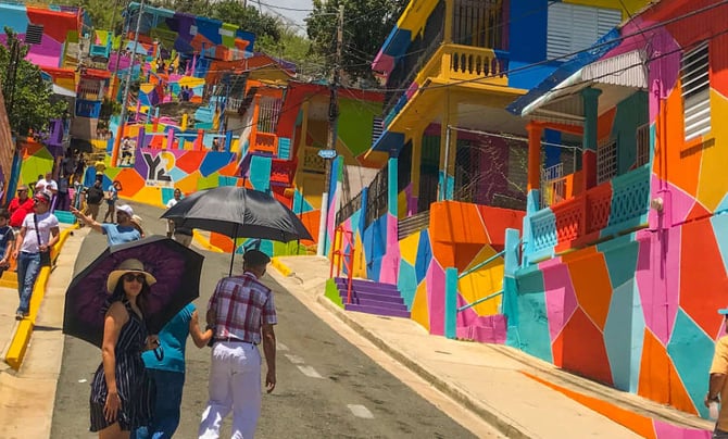Yacromatric2 a colorfull art town filled with street murals