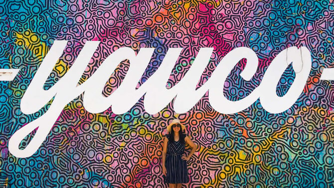 Yacromatric2, un colorido pueblo artístico lleno de murales callejeros