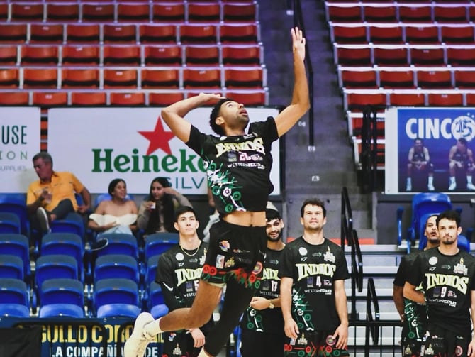 Equipo masculino de voleibol Indios